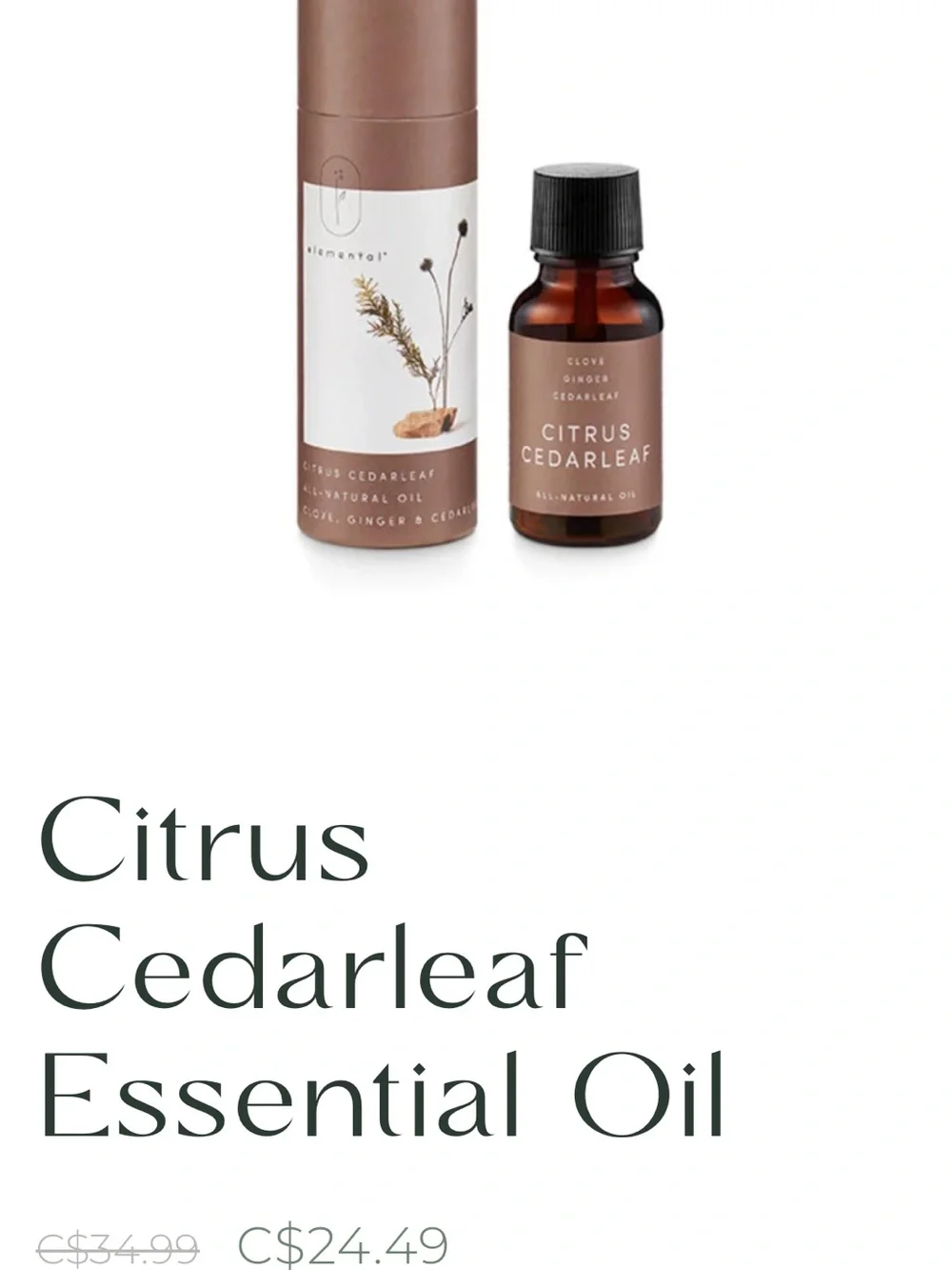 Element Dusty Rose Botanical Face Oil Stick